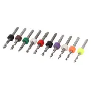 2.2mm-3.175mm Tip Spiral Flute Carbide PCB CNC Micro Drill Bits Set 10 in 1