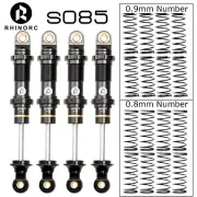 RhinoRC 4Pcs Adjustable S085 V2 Shock Absorber For 2-4KG 1/10 RC Crawler Car Rig