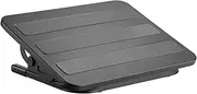 Desky Classic Desk Foot Rest – Ergonomic Under Desk Foot Support for Improved Posture, Adjustable Height & Tilt, Anti-Slip Surface – Ideal for Office, Home, Sit Stand Desks & Workstations