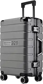 [ZHQNYZQ] Travel Gear Hard Shell Suitcase with Spinner Wheels Luggage Built-in Code Lock Portable Travel Trolley Case Men and Women New