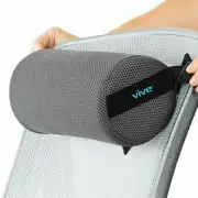Back Pain Relief Posture Corrector Lumbar Support Roll w/ Mesh Cover