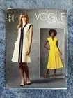 Vogue 1671 Dress Pattern Lined Fitted Bodice EZ Misses Size 6-14