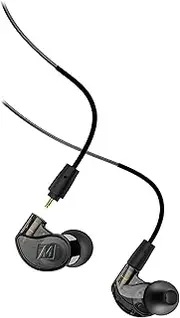 MEE audio M6 PRO in Ear Monitor Headphones for Musicians, 2nd Gen Model with Upgraded Sound, Memory Wire Earhooks & Replaceable Cables, Noise Isolating Professional Earbuds, 2 Cords Included (Black)