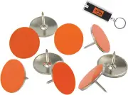 Tachuelas Reflectantes Paquete de 100 Marcaje de Senderos Marcadores de Rastro
