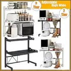 Adjustable 3 Tier Microwave Shelf Oven Storage Rack Stand Cabinet Holder Kitchen
