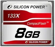 Silicone Power SP008GBCFC133V10 Compact Flash 133x 8GB Blister Package