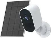 WiFi IP Camera Solar Panel Battery Powered Outdoor Security 1080P HD CCTV Video Surveillance PIR Human Detection(Camera Add 64G)