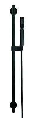 Gerber D461707BS Versa 30" Slide Bar Assembly W/Showerstick Handshower Sat Black