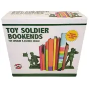 Bluw Ltd. Toy Soldier Bookends Green Army Men NEW in Box 2012 Gift Boys READ