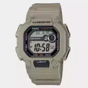 CASIO W-737HX-5A Brown Resin Band Men's Digital Sport Style Watch | Large Displa