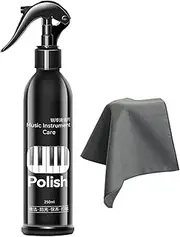Piano Cleaner Kit, Powerful Multipurpose Polish Spray, 250ml Portable Piano Polish Supplies, Piano Shine Polish & Cleaner for Improves Luster