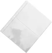 KALLORY 1Bag Banknote Storage Bags Page Transparent Money Pockets for Efficient Organization Lightweight and Currency Holder for Collecting Banknotes