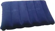 Mikinona Multi-Purpose Inflatable Pillow PVC Flocking Design Neck Support Pillow for Travel and Camping