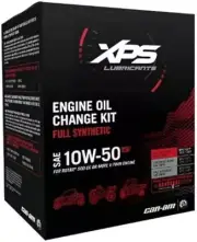 BRP XPS Can-Am 4T 10W-50 Full Synthetic Oil Change Kit for Rotax 500 cc+ 9779252