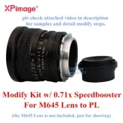 XPimage Modify Adapter 0.71x Speedbooster for Mamiya 645 Lens to ARRI PL Cinema