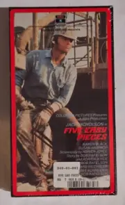 jack nicholson FIVE EASY PIECES toni basil VHS VIDEOTAPE NEW corner dings