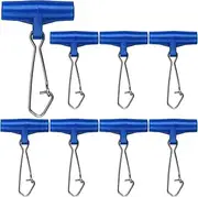 JSHANMEI Fishing Line Sinker Slide High Strength Braid Line Sinker Slider with Safety Snap