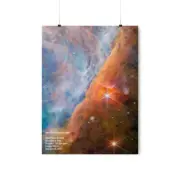 James Webb Space Telescope Orion Constellation Bar (NIRCam Image) Matte Posters
