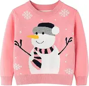 [Knemksplanet] Ugly Christmas Sweater for Toddler Baby Boys Girls Knit Sweater Kids Pullover Sweater Shirt Winter Warm Coat