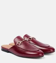 [Gucci] Gucci Princetown Horsebit leather mules AU 9.5 burgundy