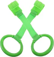 ANDRESLAD Crib Pull Ring for Baby Bed Toddler Hand Pull Ring Exercise Arm Strength Portable Learning Standing Ring Green