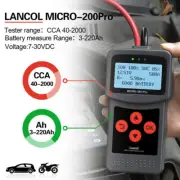 12V 24V Battery Tester Diagnostic Tool Micro-200Pro Portable Car System Analyzer
