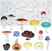 Mushroom Silicone Mold for Crafts Polymer Air Dry Clay