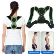 8 Shaped Posture Corrector Adjustable Upper Back Brace Support NEW