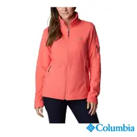 在飛比找PChome24h購物優惠-Columbia哥倫比亞 女款-刷毛外套-橘紅 UER608