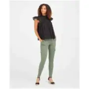 NWT SPANX Stretch Twill Ankle Cargo Pants Size Small