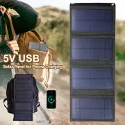 20W/30W 5V Folding Solar Panel Charger Waterproof Portable Outdoor Power Bank