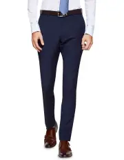 [Oxford] Travel Auden Wool Suit Trousers Navy