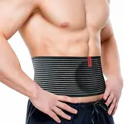 Umbilical Hernia Belt for Men and Women - Abdominal Hernia Support Belt With Compression Pad - Stomach Binder Belly Band Truss For Navel and Belly Button Hernias Surgery Support Wrap (L/XL (98-132 CM))