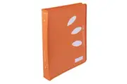 Colourhide 48cm Zipper Ring Binder File Holder Document Organiser Tangerine