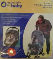 Netting System STROLLER and CARRIER Especially For Baby 2 Pack Travel NEW