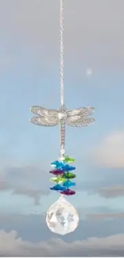 Solid Oak Suncatcher Kit-Dragonfly BA016