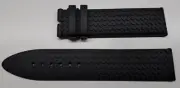 New Chopard black rubber strap C960400-0001, 23/22, 125/85