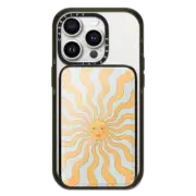 PowerThru Power Bank Slim Power Bank MagSafe Compatible Boho Retro Sun