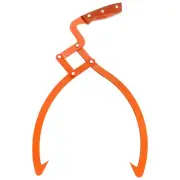 1Pcs 20" Logging Skidding Tongs with Non Slip Grip Stainless Steel [Orange]