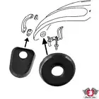 JP Group 2x Base for Hood Handle Kofferaumgriff Black VW Beetle up to Year -67