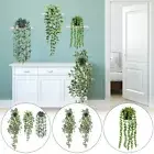 1/2/3Pcs Fake Potted Plant Artificial Hanging Pea Pod Mandala Plant RuNFQ