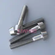 4pcs M5 x 30 mm Titanium Ti Screw Bolt Allen Hex Taper Socket Cap Head