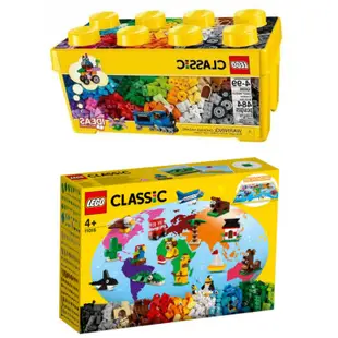 全新未拆封  LEGO 樂高 積木 11015 10696 Classic 經典系列-創意桶亮彩