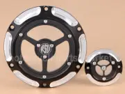 Clarity Derby & Timer Covers For Harley Sportster 883 1200 Forty Eight Black