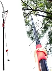 Telescopic Tree Pruner, Pole Pruning Saw Telescopic Tree Pruner Pole Trimmer Extendable Gardening Tool Telescopic Pole Saw-24FT