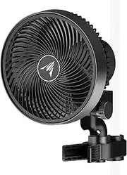 AC Infinity CLOUDRAY S6, Grow Tent Clip Fan 6” with Redesigned Long-Life EC Motor, Custom 10 Dynamic Wind Speeds and 10-Level Oscillation, Weatherproof IP-54, for Hydroponics Circulation Cooling
