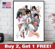 City Hunter Poster 18" x 24" Print Anime Retro 80s Manga Wall Art 1