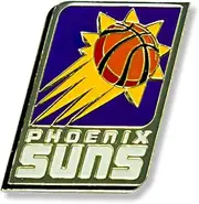 aminco NBA Phoenix Suns Team Logo Pin, Team Color (NBA-PN-001-26)