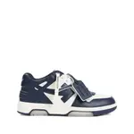 [Off-white] Off-white Out Of Office Arrow-patch Leather Sneakers 45 IT BLUE/WHITE