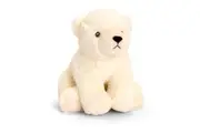 Keeleco 18cm Polar Bear Kids Toddler Soft Animal Plush Stuffed Toy 3y+ Cream